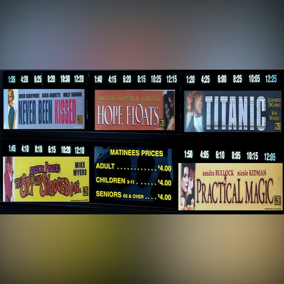 Hope Floats Mini Movie Theatre Mylar 2.5 X 11.5 - Picture 5 of 5